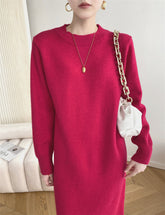 Leisure Contracted Plain Long Dress